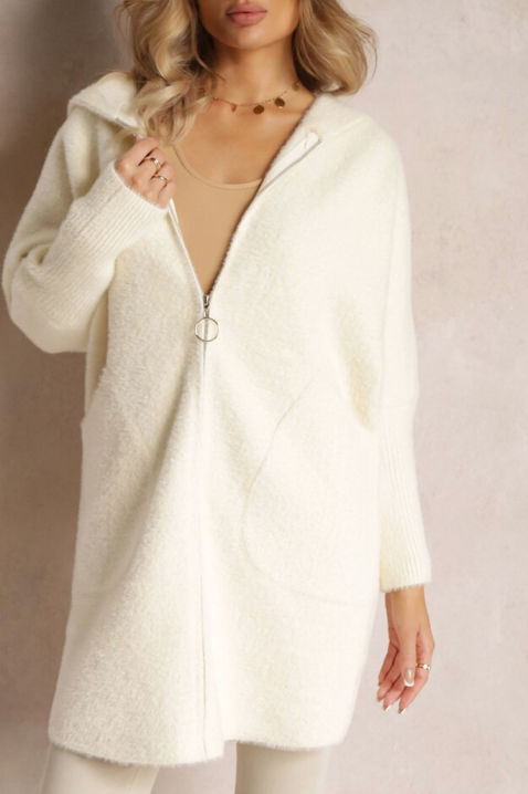 Ogrtač ERNIOFA ECRU, Boja: drap, IVET.HR - MODERNA ODJEĆA