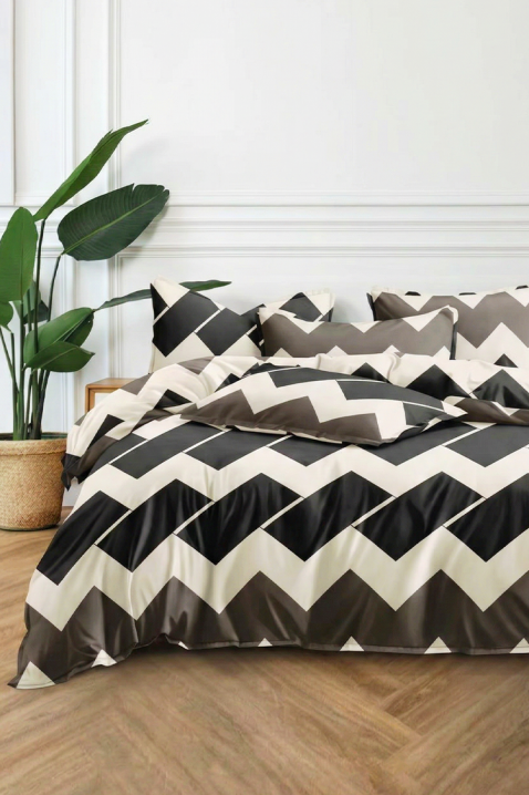 Komplet posteljina FIONELSY 160x200 cm pamuk - 3 dijela, Boja: višebojna, IVET.HR - MODERNA ODJEĆA