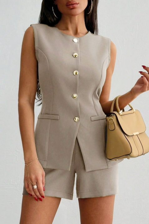 Komplet MOCHELZA, Boja: moka, IVET.HR - MODERNA ODJEĆA