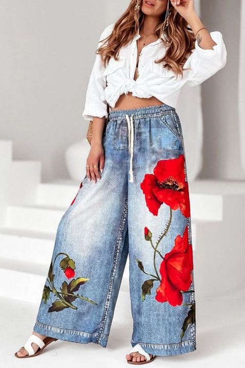 Traperice ZENDELZA, Boja: svijetlo plava, IVET.HR - MODERNA ODJEĆA