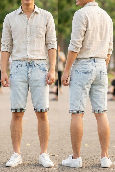 Muške kratke hlače LORZENO, Boja: svijetlo plava, IVET.HR - MODERNA ODJEĆA