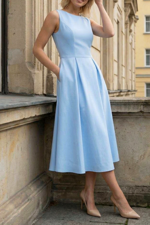 Haljina NELORDA SKY, Boja: svijetlo plava, IVET.HR - MODERNA ODJEĆA