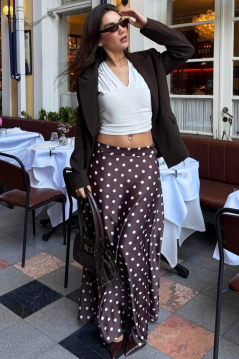 Suknja MOLARZA BROWN, Boja: smeđa, IVET.HR - MODERNA ODJEĆA