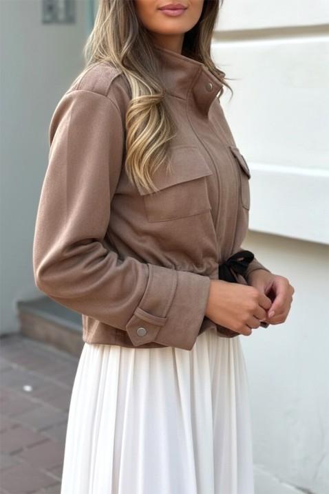 Jakna XELFONDA BROWN, Boja: smeđa, IVET.HR - MODERNA ODJEĆA