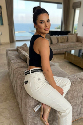 Ženske traperice u svijetloj boji i širokom kroju KALYRA, Boja: drap, IVET.HR - MODERNA ODJEĆA