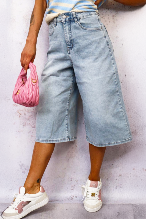 Ženske traperice s širokim nogavicama i slobodnim krojem CALYVIA, Boja: denim, IVET.HR - MODERNA ODJEĆA