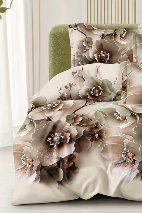 Elegantan set za spavanje od četiri dijela s cvjetnim dizajnom FLORYANA 200x220 cm, Boja: višebojna, IVET.HR - MODERNA ODJEĆA