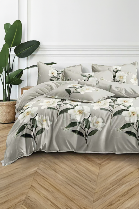 Elegantan set za spavanje od četiri dijela s cvjetnim dizajnom KOLIETA 200x220 cm, Boja: višebojna, IVET.HR - MODERNA ODJEĆA