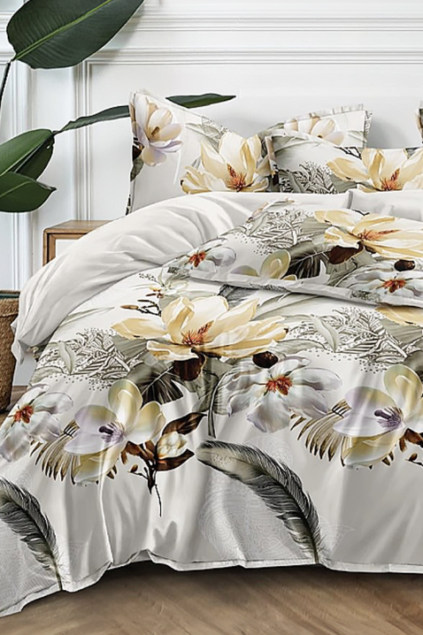 Elegantni četverodijelni set za spavaću sobu s cvjetnim uzorkom LARDENA 200x220 cm, Boja: višebojna, IVET.HR - MODERNA ODJEĆA
