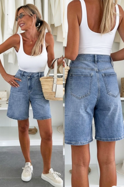 Ženske traper hlače visokog struka RIVILETA, Boja: denim, IVET.HR - MODERNA ODJEĆA