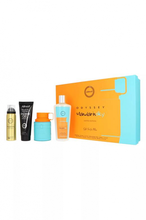Muški arapski set Armaf Odyssey Mandarine Sky Edp 100 ml + Perfume Body Spray 50 ml + Shower Gel 100 ml + Shampoo 100 mlIVET.HR - MODERNA ODJEĆA
