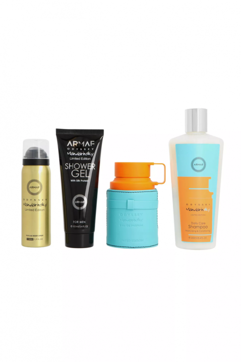 Muški arapski set Armaf Odyssey Mandarine Sky Edp 100 ml + Perfume Body Spray 50 ml + Shower Gel 100 ml + Shampoo 100 mlIVET.HR - MODERNA ODJEĆA