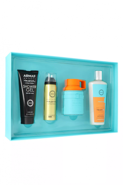 Muški arapski set Armaf Odyssey Mandarine Sky Edp 100 ml + Perfume Body Spray 50 ml + Shower Gel 100 ml + Shampoo 100 mlIVET.HR - MODERNA ODJEĆA
