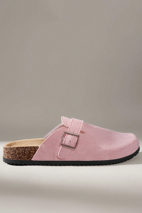 Ženske klompe s kopčom CAMILSA PINK, Boja: roza, IVET.HR - MODERNA ODJEĆA