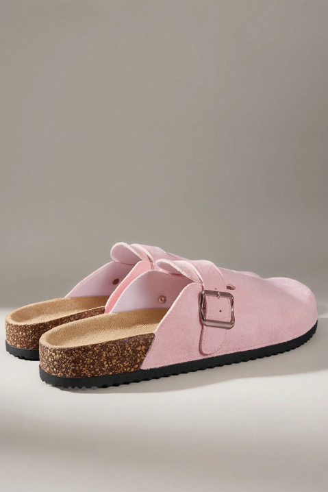 Ženske klompe s kopčom CAMILSA PINK, Boja: roza, IVET.HR - MODERNA ODJEĆA