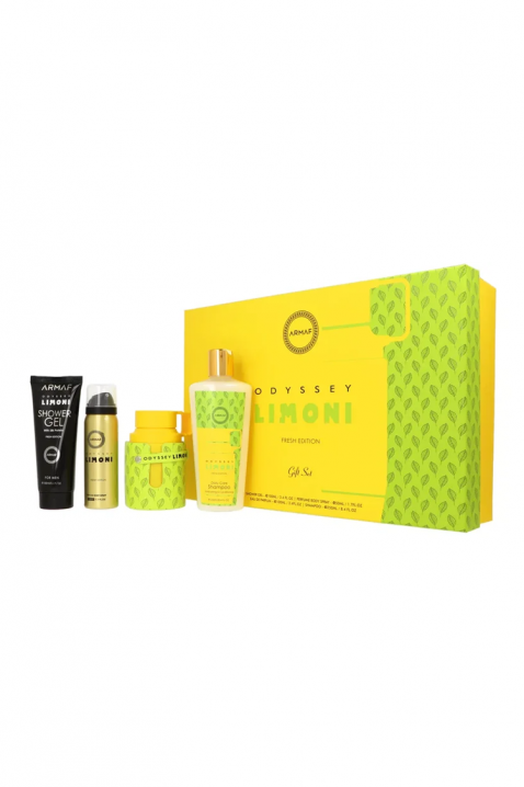 Unisex arapski set Armaf Odyssey Limoni Fresh Edition Edp 100 ml + Perfume Body Spray 50 ml + Shower Gel 100 ml + Shampoo 250 mlIVET.HR - MODERNA ODJEĆA