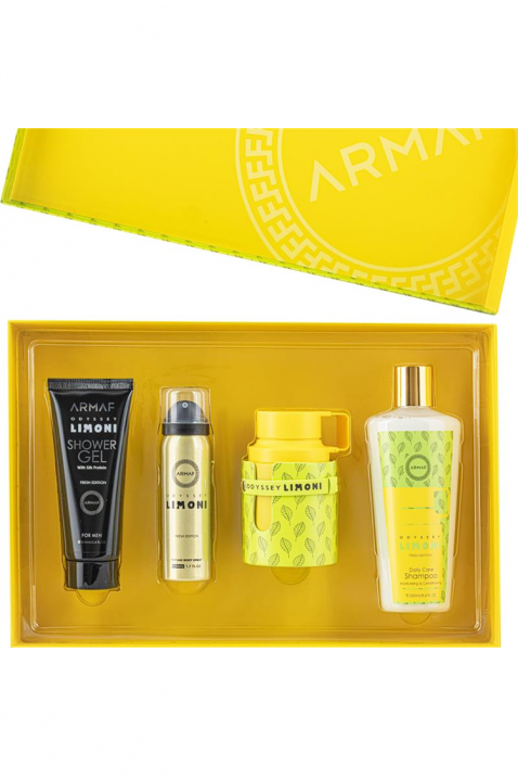 Unisex arapski set Armaf Odyssey Limoni Fresh Edition Edp 100 ml + Perfume Body Spray 50 ml + Shower Gel 100 ml + Shampoo 250 mlIVET.HR - MODERNA ODJEĆA