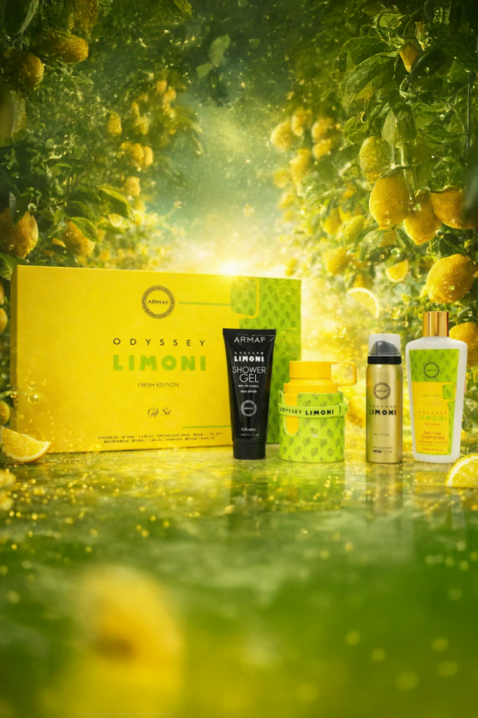 Unisex arapski set Armaf Odyssey Limoni Fresh Edition Edp 100 ml + Perfume Body Spray 50 ml + Shower Gel 100 ml + Shampoo 250 mlIVET.HR - MODERNA ODJEĆA