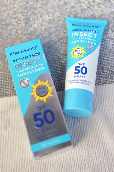Kiss Beauty Insect 2 u 1 repelent protiv insekata i krema za sunčanje 60 mlIVET.HR - MODERNA ODJEĆA