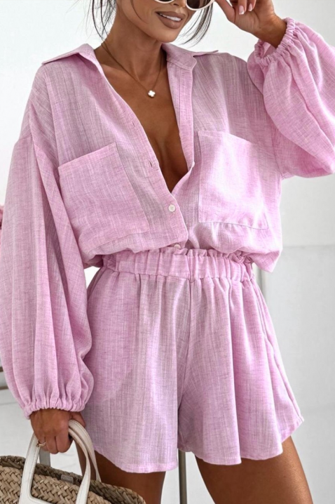 Prozračan ženski dvodijelni set ADAMILA PINK, Boja: roza, IVET.HR - MODERNA ODJEĆA