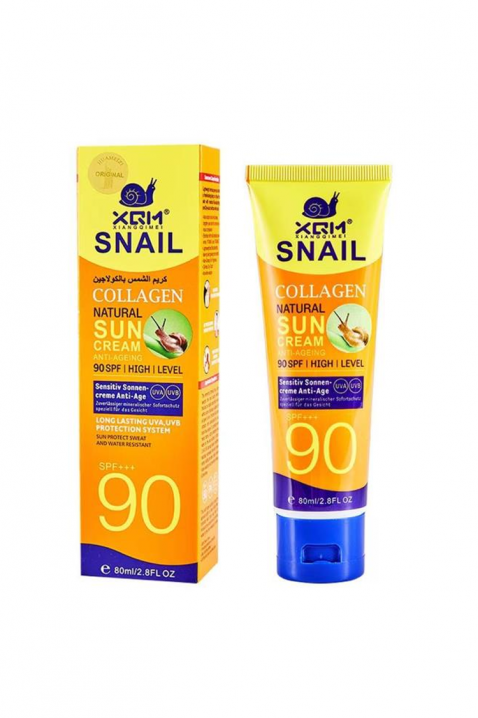 Zaštita od sunca SPF 90 s puževim kolagenom XQM Snail Collagen Natural Suncream 80 mlIVET.HR - MODERNA ODJEĆA