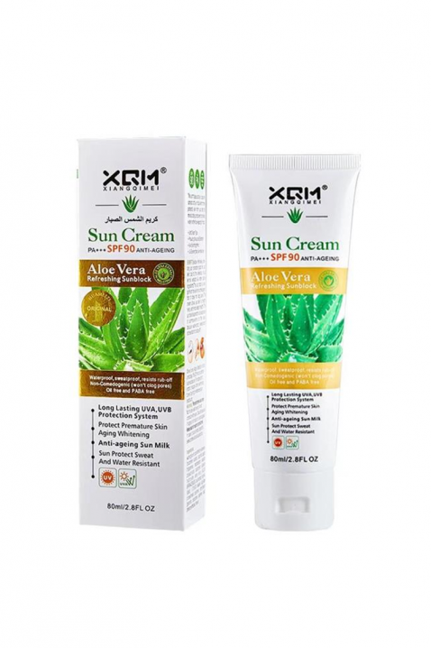 Osvježavajuća krema za sunčanje s aloe verom XQM Sun Protect SPF 90 - 80 mlIVET.HR - MODERNA ODJEĆA