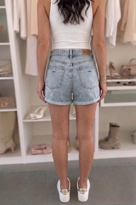 Traper mini suknja visokog struka CRENINA, Boja: denim, IVET.HR - MODERNA ODJEĆA