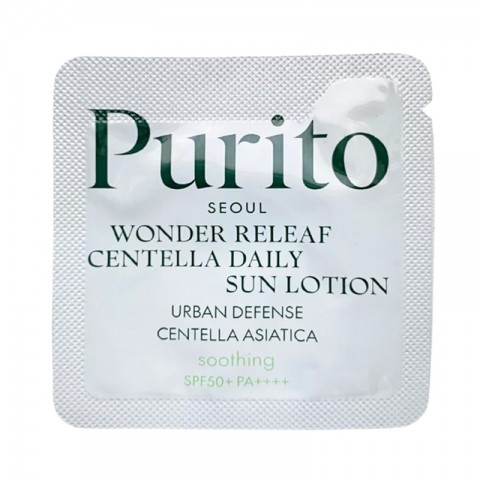 PURITO SAMPLE Wonder Releaf Centella Daily Sun Lotion SPF 50+ PA++++ 1 gIVET.HR - MODERNA ODJEĆA