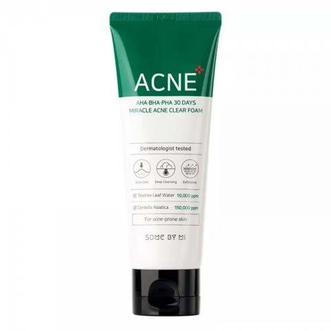 SomeByMi AHA-BHA-PHA 30 Days Miracle Acne Clear Foam 100mlIVET.HR - MODERNA ODJEĆA