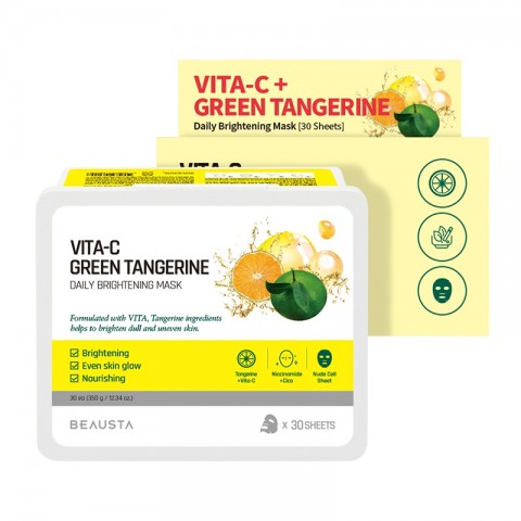 BEAUSTA Cicarecipe GREEN TANGERINE Daily Vita Mask set of 30 piecesIVET.HR - MODERNA ODJEĆA