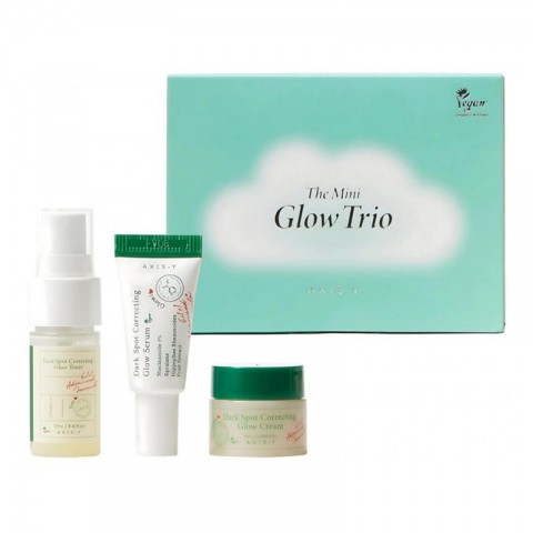 AXIS-Y The Mini Glow Trio Toner 12 ml + Serum 5 ml + Cream 5 mlIVET.HR - MODERNA ODJEĆA
