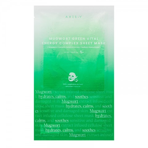 AXIS-Y Mugwort Green Vital Energy Complex Sheet Mask 27 mlIVET.HR - MODERNA ODJEĆA