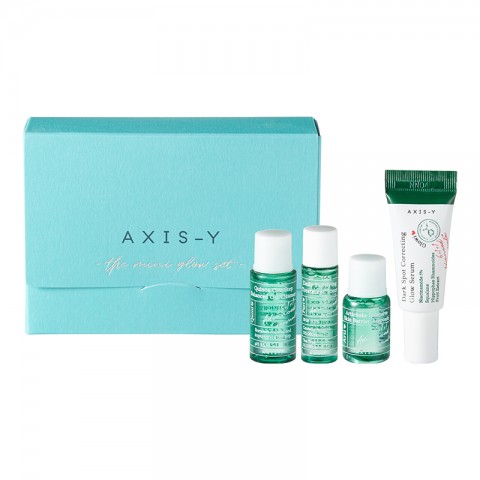 AXIS-Y The Mini Glow Set Cleanser 8 ml + Toner 5 ml + Ampoule 5 ml + Serum 5 ml + Gift Card + StickersIVET.HR - MODERNA ODJEĆA