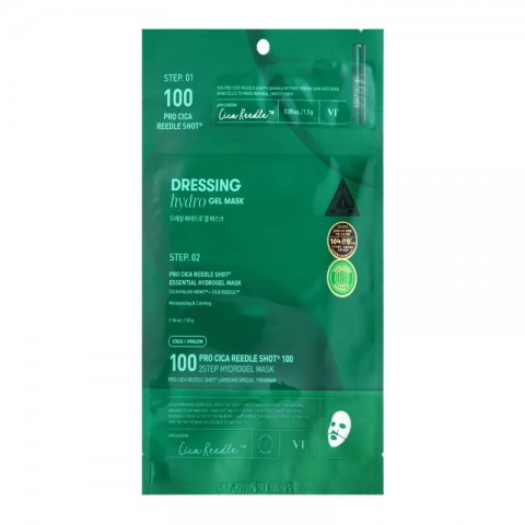 VT COSMETICS PRO CICA REEDLE SHOT 100 2STEP HYDROGEL MASK 1 pcsIVET.HR - MODERNA ODJEĆA