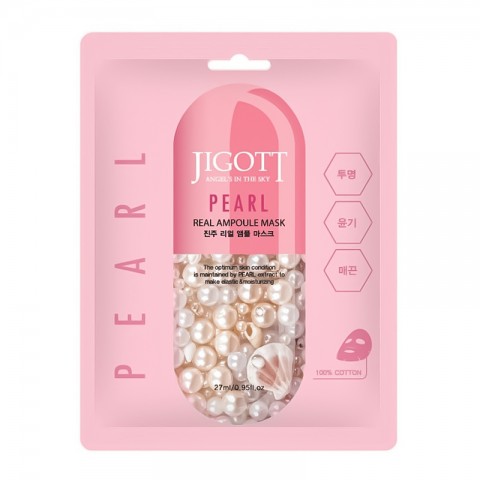 Jigott Pearl Real Ampoule Mask 27 mlIVET.HR - MODERNA ODJEĆA