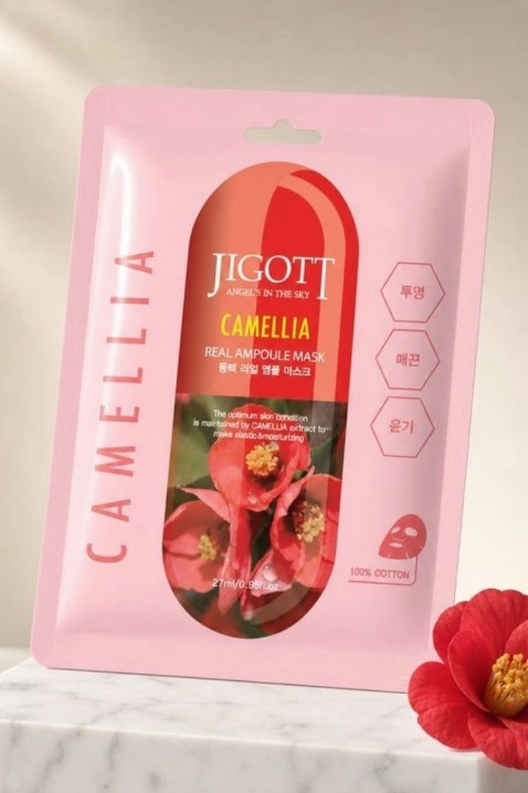 JIGOTT Camellia Real Ampoule Mask 27 mlIVET.HR - MODERNA ODJEĆA