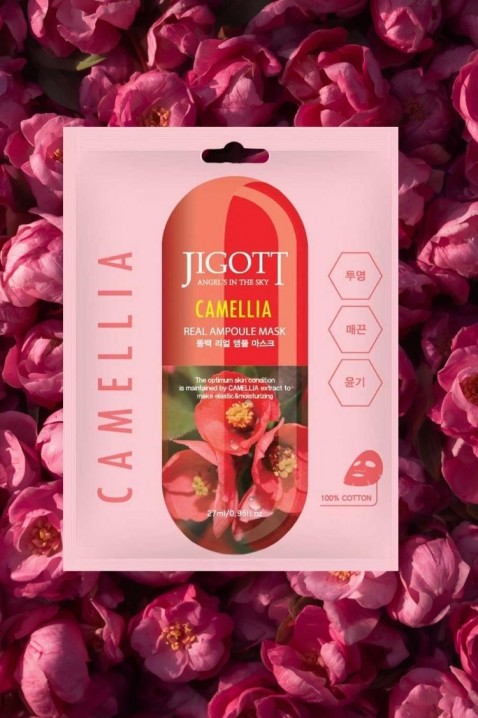 JIGOTT Camellia Real Ampoule Mask 27 mlIVET.HR - MODERNA ODJEĆA