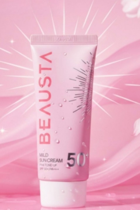 BEAUSTA Mild Sun Cream Pink Tone-Up SPF50+ 50 mlIVET.HR - MODERNA ODJEĆA