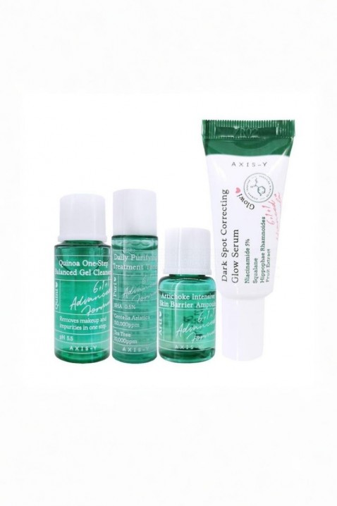 AXIS-Y The Mini Glow Set Cleanser 8 ml + Toner 5 ml + Ampoule 5 ml + Serum 5 ml + Gift Card + StickersIVET.HR - MODERNA ODJEĆA