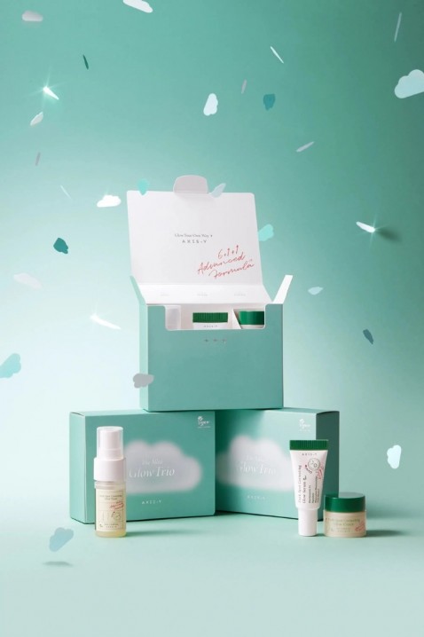 AXIS-Y The Mini Glow Trio Toner 12 ml + Serum 5 ml + Cream 5 mlIVET.HR - MODERNA ODJEĆA