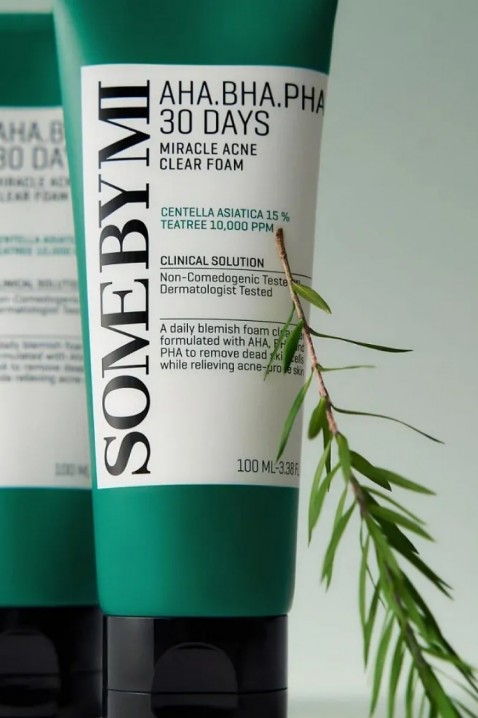 SomeByMi AHA-BHA-PHA 30 Days Miracle Acne Clear Foam 100mlIVET.HR - MODERNA ODJEĆA