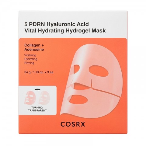 COSRX 5 PDRN Hyaluronic Acid Vital Hydrating Hydrogel Masks 34g * 3 pcsIVET.HR - MODERNA ODJEĆA