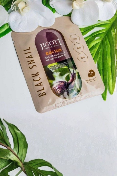 Jigott Black Snail Real Ampoule Mask 27 mlIVET.HR - MODERNA ODJEĆA