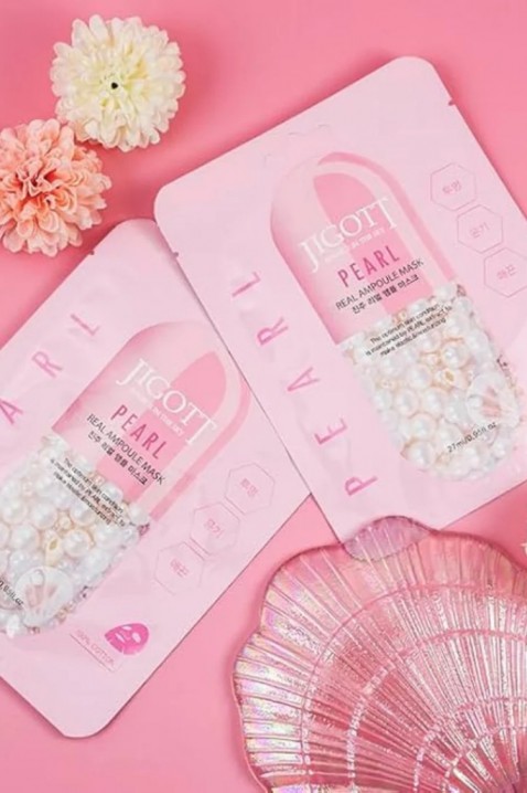Jigott Pearl Real Ampoule Mask 27 mlIVET.HR - MODERNA ODJEĆA