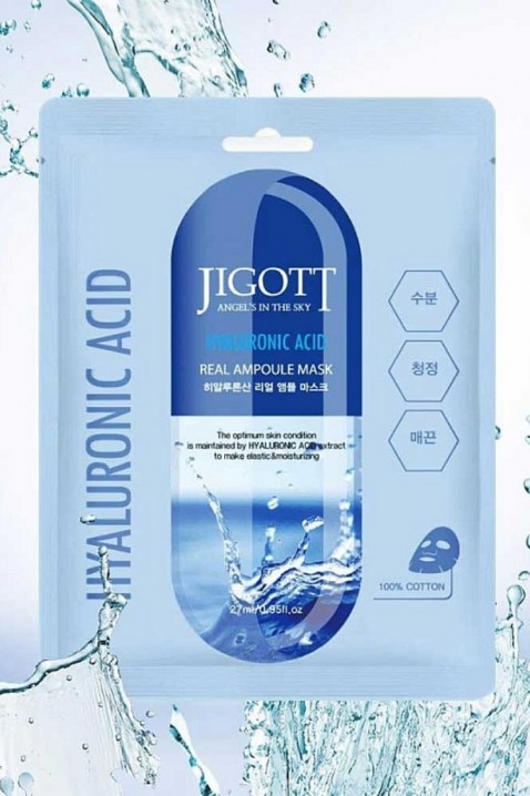Jigott Hyaluronic Acid Real Ampoule Mask 27 mlIVET.HR - MODERNA ODJEĆA