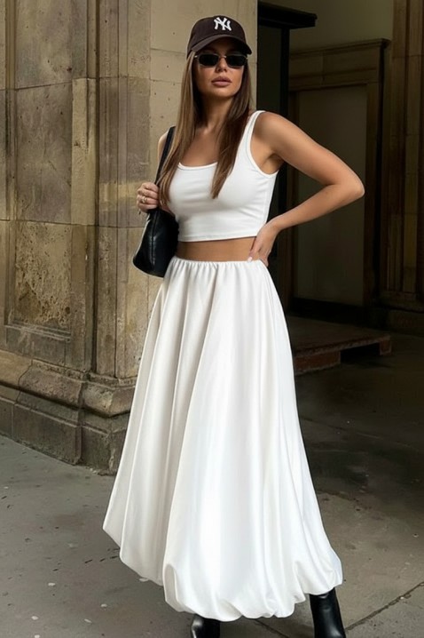 Suknja BROLENFA WHITE, Boja: bijela, IVET.HR - MODERNA ODJEĆA