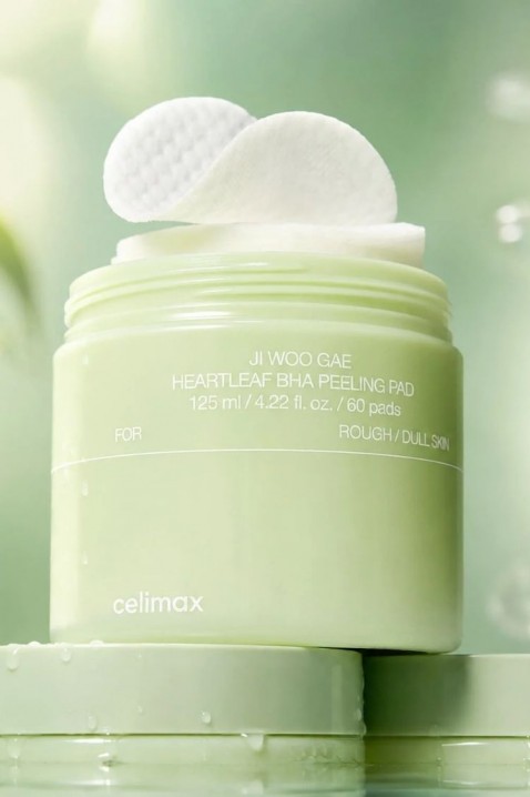 CELIMAX Ji Woo Gae Heartleaf BHA Peeling Pad 125 ml 60 pcsIVET.HR - MODERNA ODJEĆA