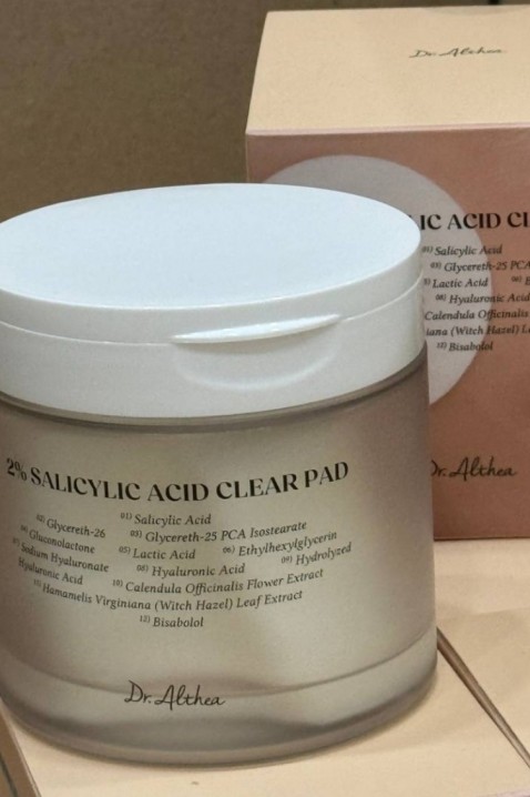 DR. ALTHEA 2% Salicylic Acid Clear Pad 60 pcsIVET.HR - MODERNA ODJEĆA