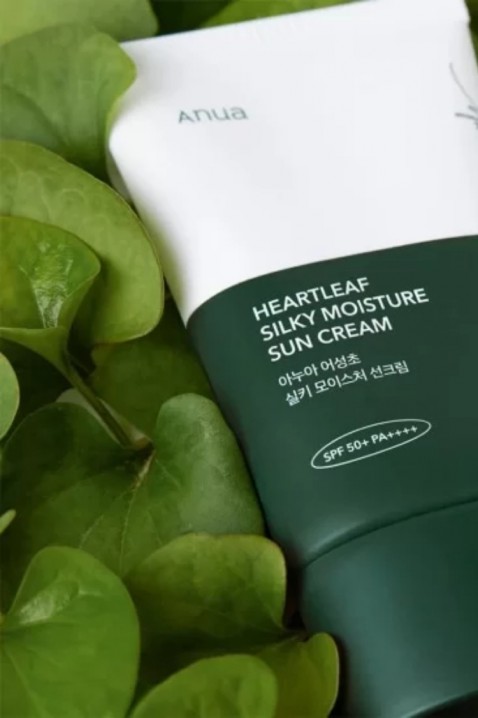 ANUA Heartleaf Silky Moisture Sun Cream SPF50+ PA++++ 50 mlIVET.HR - MODERNA ODJEĆA