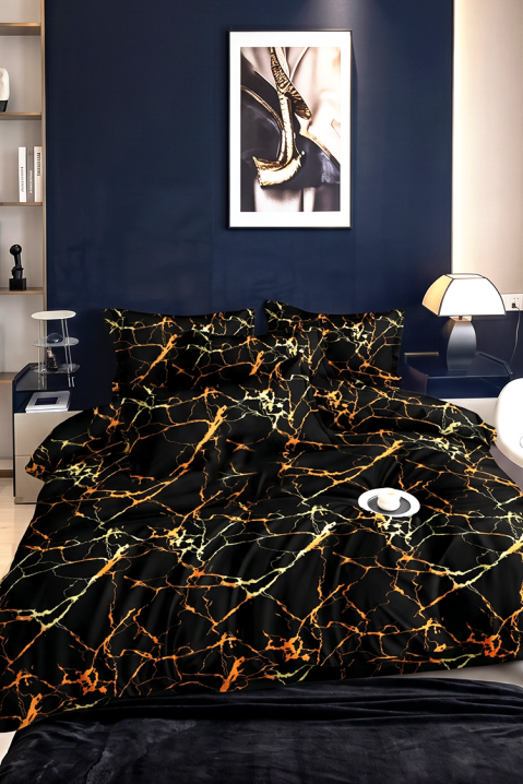 Spektakularni trodijelni set za spavaću sobu s modernim dizajnerskim naglaskom FAMOZIA 200x220 cm, Boja: višebojna, IVET.HR - MODERNA ODJEĆA